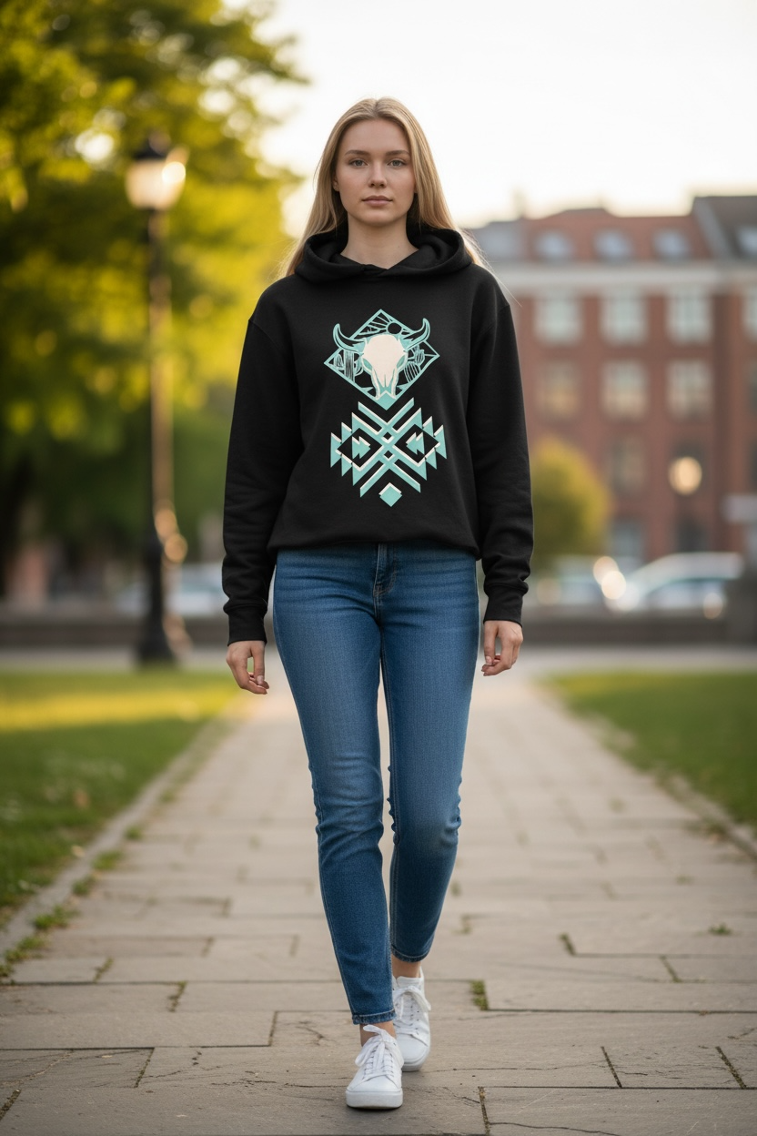 Western native dept hoodie